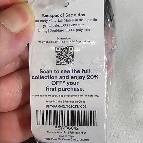 Beyond Yoga New Convertible Gym Bag Backpack to Tote - Picture 12 of 14